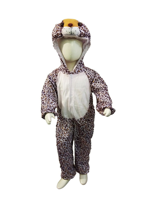 BookMyCostume Leapord Cheetah Fast Wild Animal Kids Fancy Dress Costume